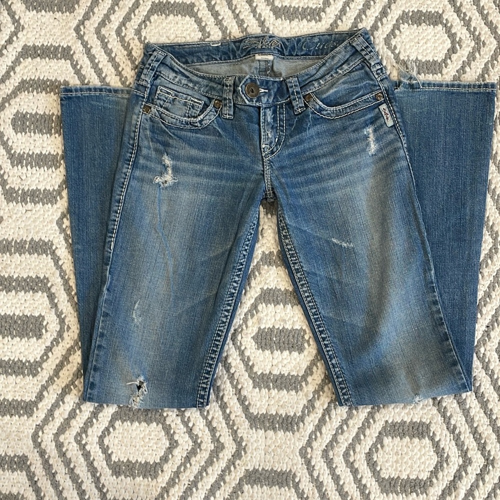 Silver jeans